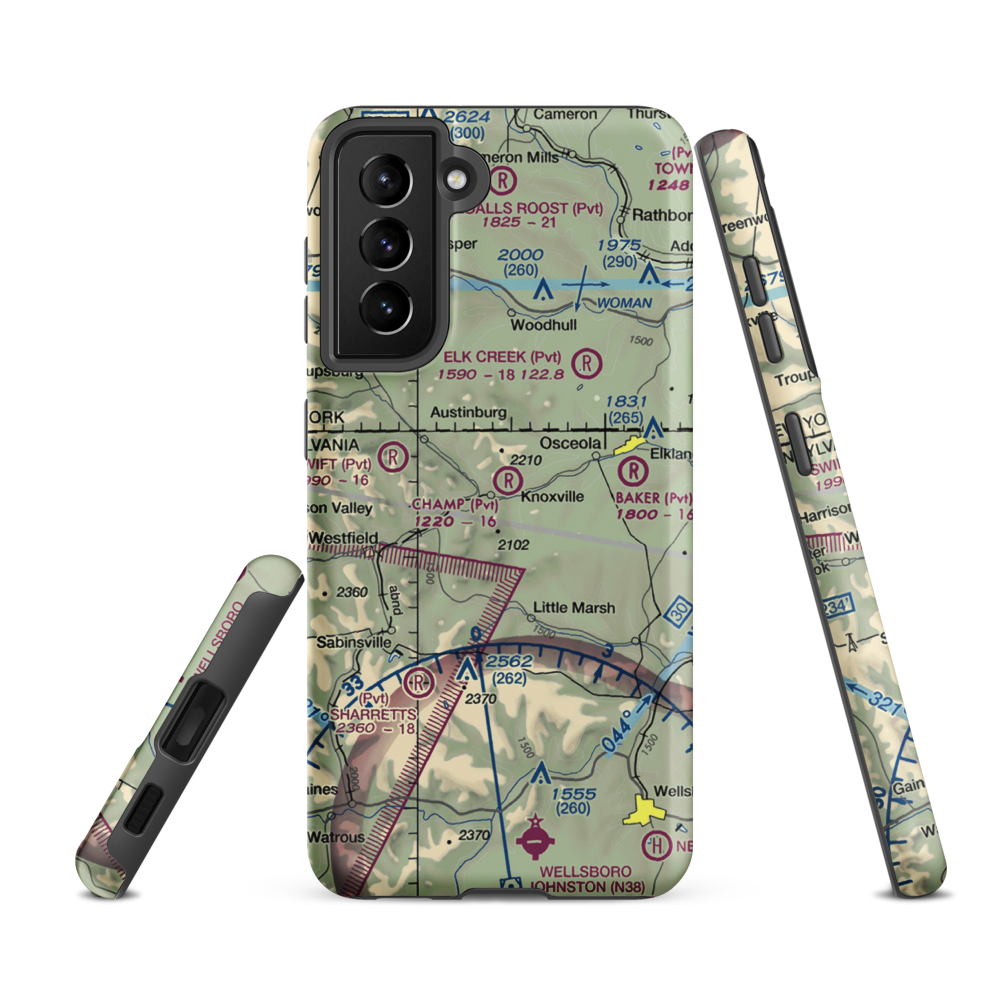 Champ Field (6PS3) VFR Sectional Samsung Phone Case Samsung Galaxy S21 FE model shown