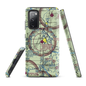 Chanute Martin Johnson Airport (CNU) VFR Sectional Samsung Phone Case