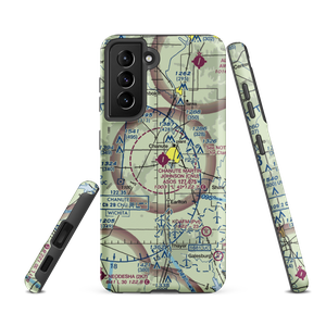 Chanute Martin Johnson Airport (CNU) VFR Sectional Samsung Phone Case