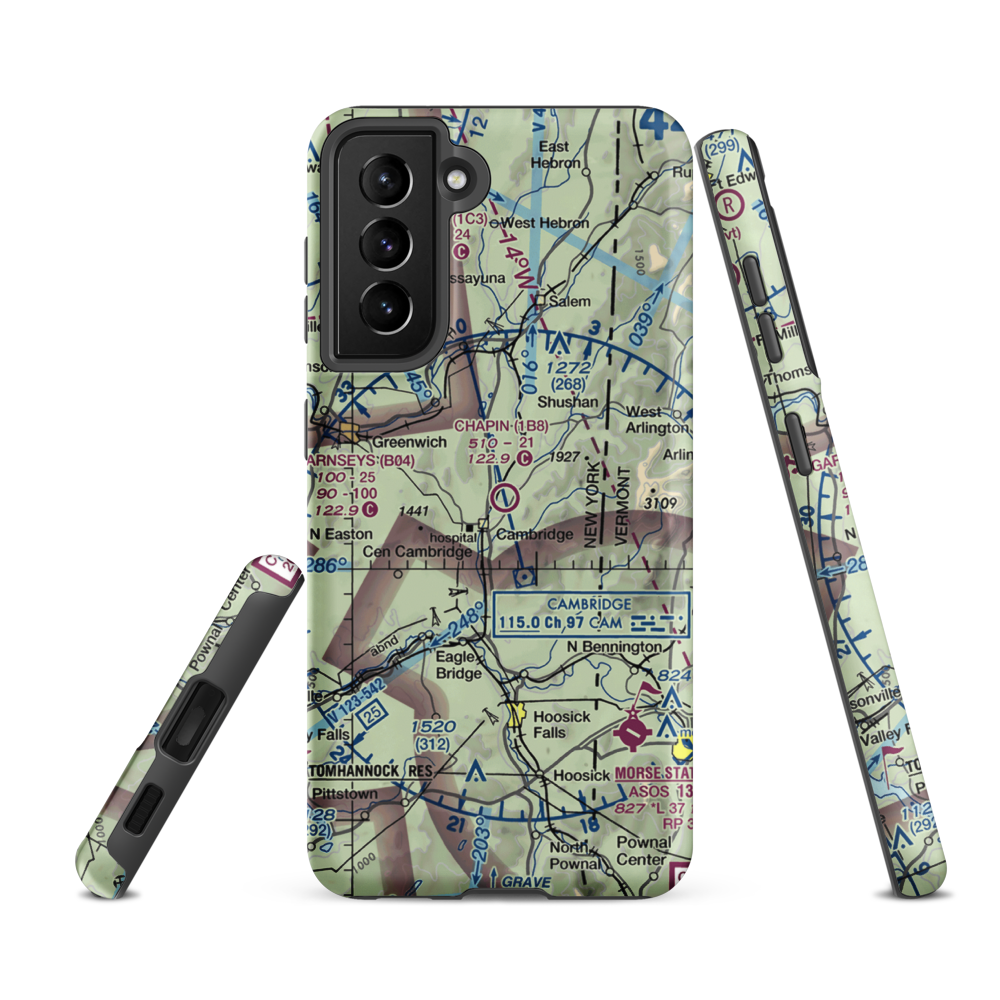 Chapin Field (1B8) VFR Sectional Samsung Phone Case Samsung Galaxy S21 FE model shown