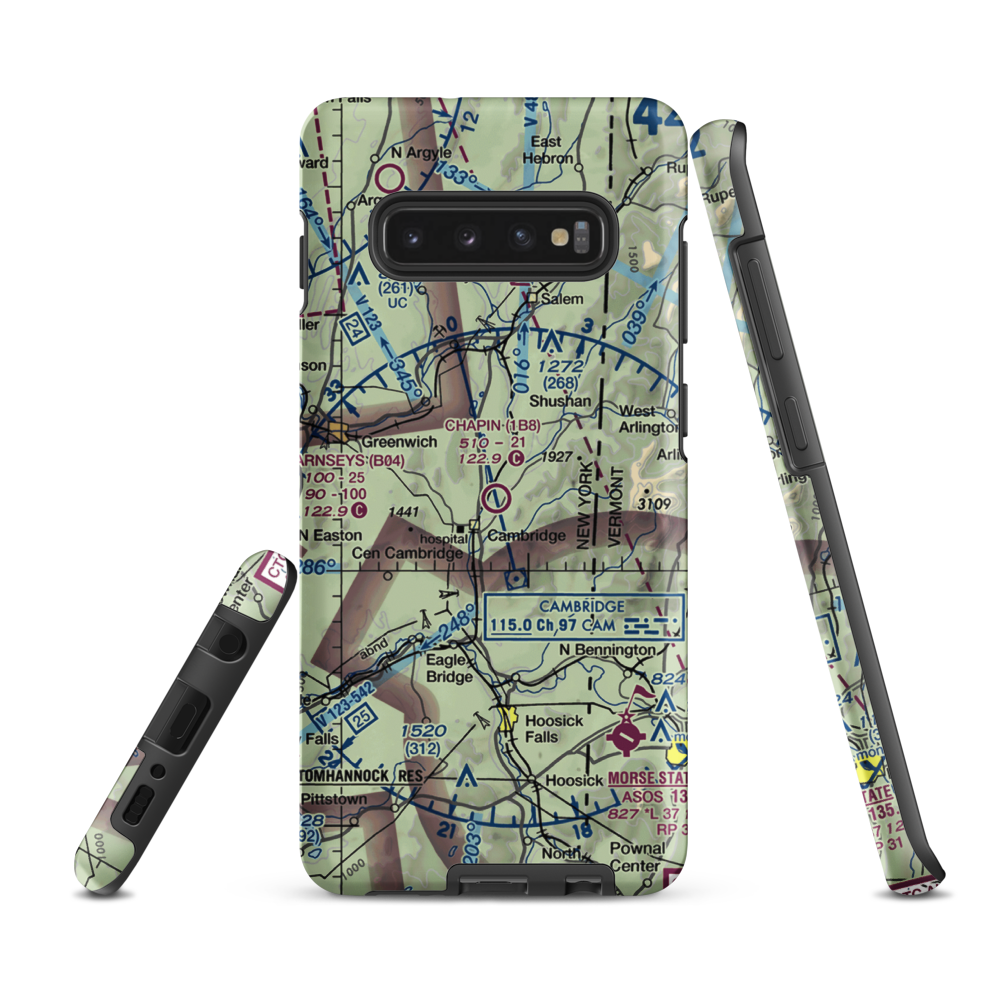 Chapin Field (1B8) VFR Sectional Samsung Phone Case Samsung Galaxy S10 Plus model shown
