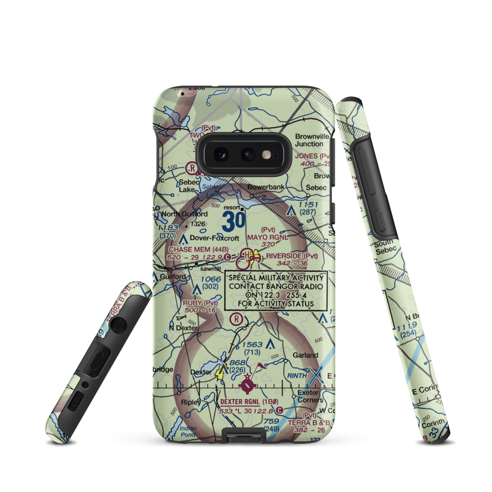Charles A. Chase Jr. Memorial Field (44B) VFR Sectional Samsung Phone Case Samsung Galaxy S10e model shown