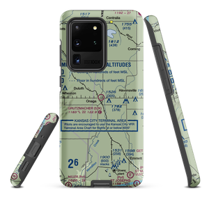 Charles E Grutzmacher Municipal Airport (52K) VFR Sectional Samsung Phone Case