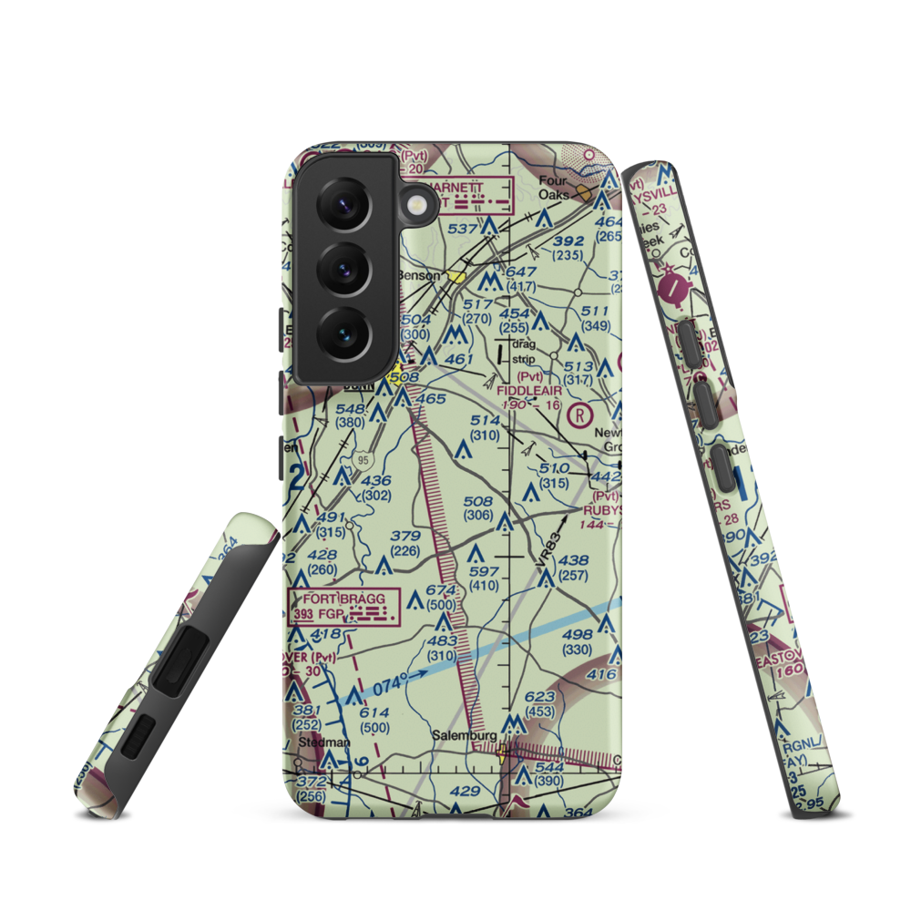 Charles Field (NC22) VFR Sectional Samsung Phone Case Samsung Galaxy S22 model shown