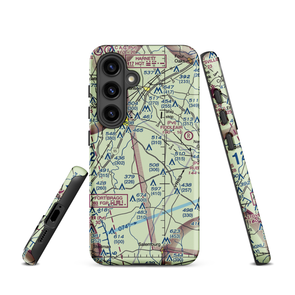 Charles Field (NC22) VFR Sectional Samsung Phone Case Samsung Galaxy S24 model shown