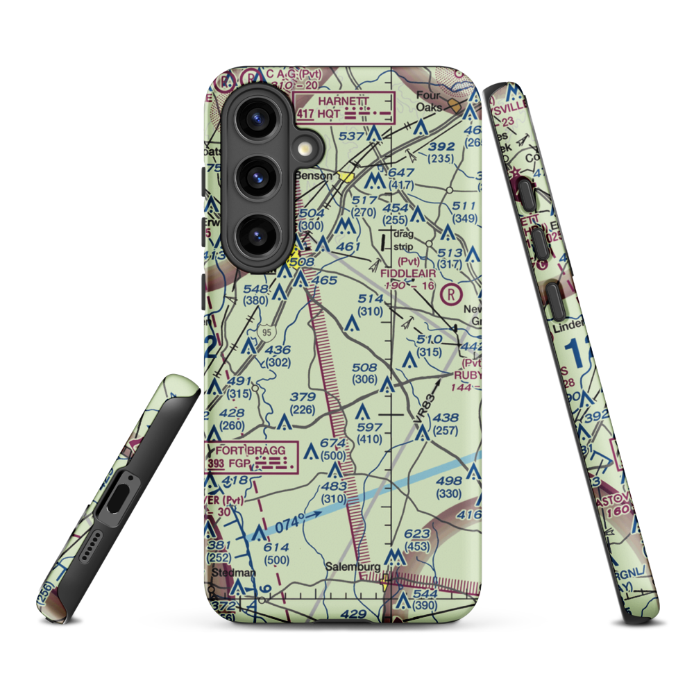 Charles Field (NC22) VFR Sectional Samsung Phone Case Samsung Galaxy S24 Plus model shown