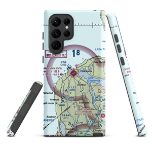 Charlevoix Municipal Airport (CVX) VFR Sectional Samsung Phone Case