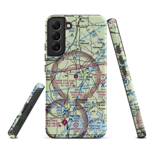 Chase City Municipal Airport (CXE) VFR Sectional Samsung Phone Case