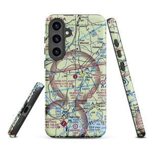 Chase City Municipal Airport (CXE) VFR Sectional Samsung Phone Case