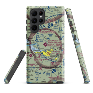 Chautauqua County-Jamestown Airport (JHW) VFR Sectional Samsung Phone Case