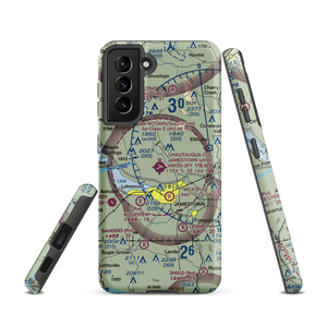 Chautauqua County-Jamestown Airport (JHW) VFR Sectional Samsung Phone Case