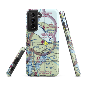 Cheboygan County Airport (SLH) VFR Sectional Samsung Phone Case