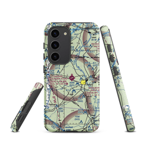 Cheraw Municipal Airport/Lynch Bellinger Field (CQW) VFR Sectional Samsung Phone Case