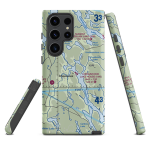 Chesuncook Lake House Seaplane Base (1ME) VFR Sectional Samsung Phone Case