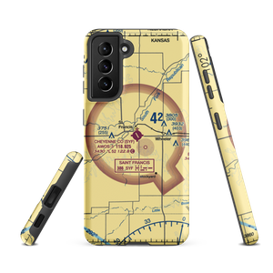 Cheyenne County Municipal Airport (SYF) VFR Sectional Samsung Phone Case