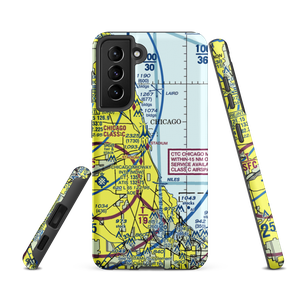 Chicago Meigs Airport (CGX) VFR Sectional Samsung Phone Case