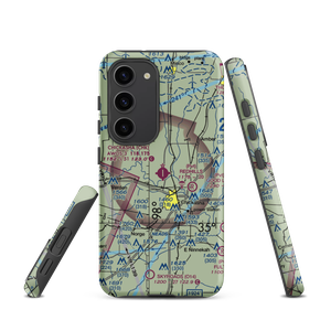 Chickasha Municipal Airport (CHK) VFR Sectional Samsung Phone Case