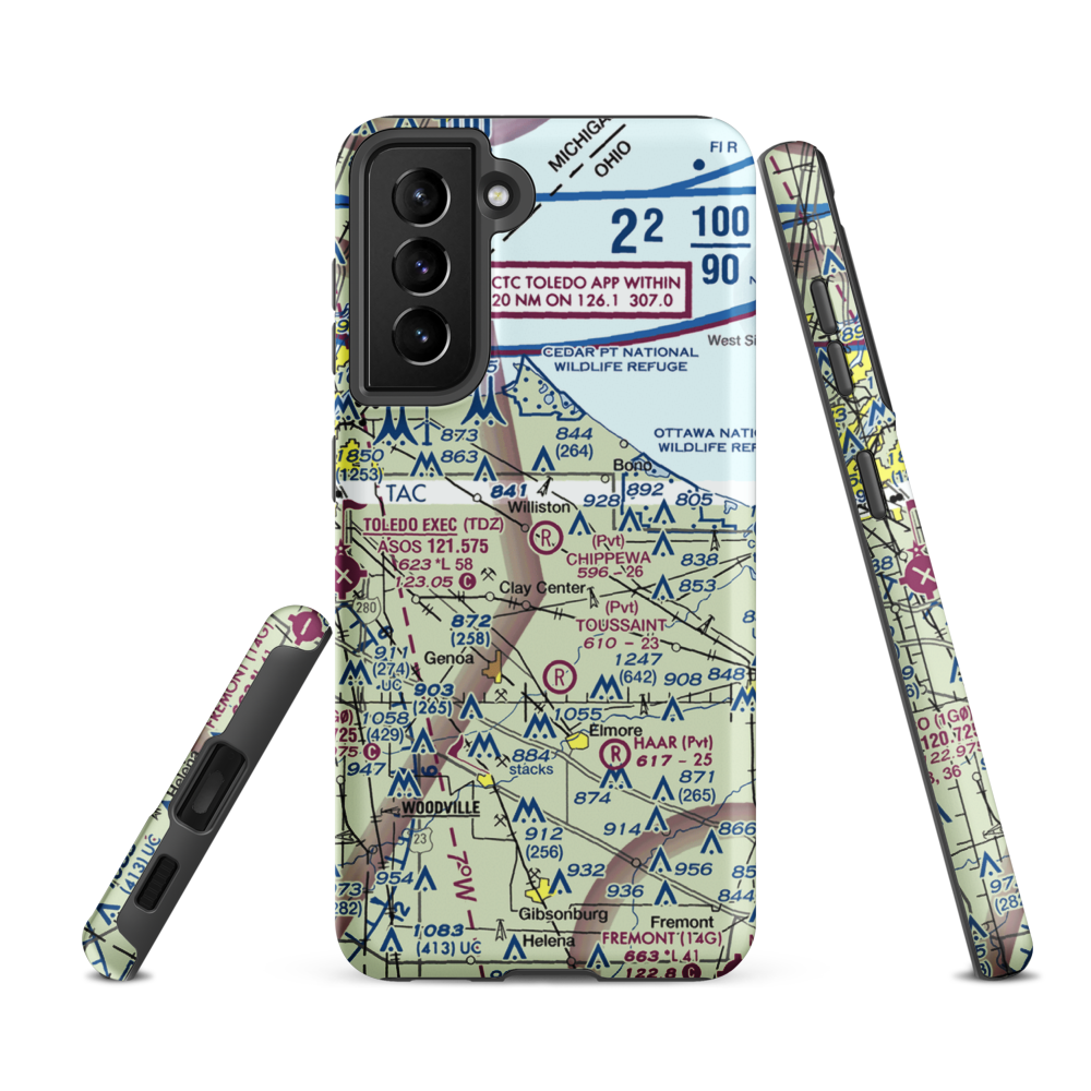 Chippewa Field (88OH) VFR Sectional Samsung Phone Case Samsung Galaxy S21 FE model shown