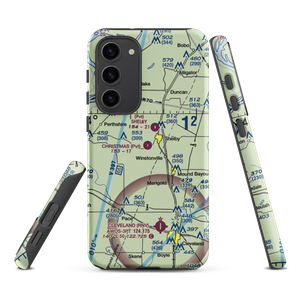 Christmas Airport (MS03) VFR Sectional Samsung Phone Case