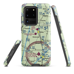 Christmas Airport (MS03) VFR Sectional Samsung Phone Case