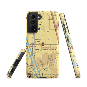 Christmas Valley Airport (62S) VFR Sectional Samsung Phone Case