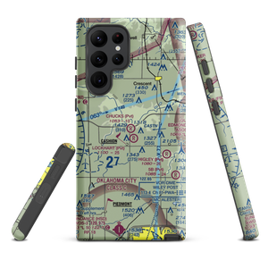 Chuck's Private Airstrip (4OK6) VFR Sectional Samsung Phone Case