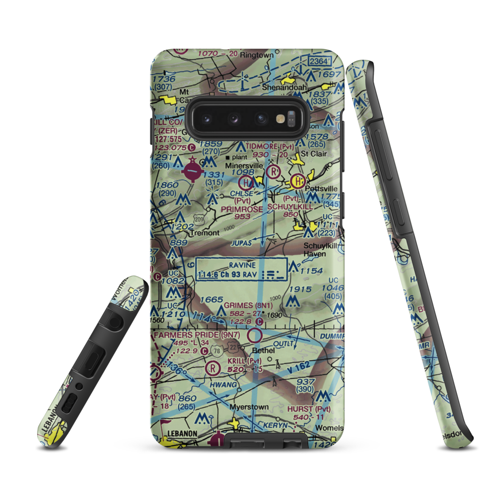 Cider Field (PS70) VFR Sectional Samsung Phone Case Samsung Galaxy S10 Plus model shown