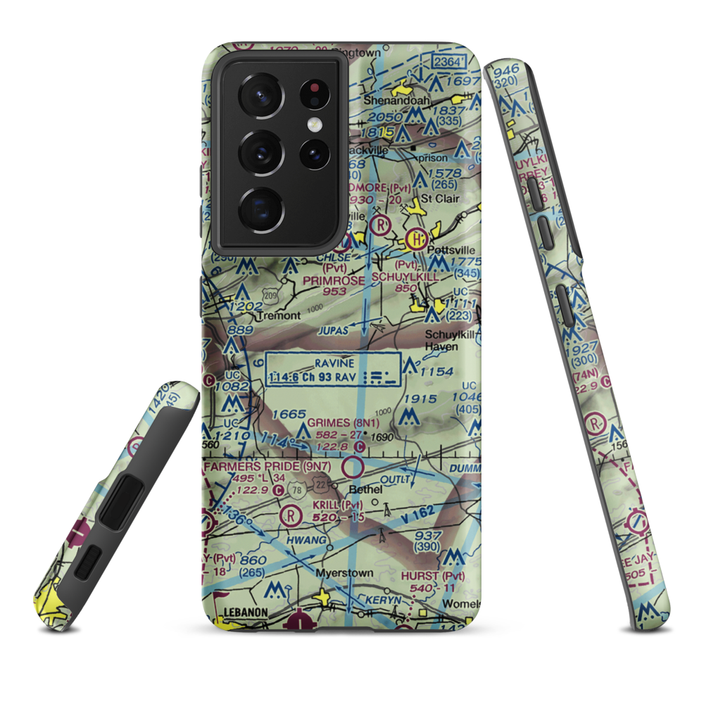 Cider Field (PS70) VFR Sectional Samsung Phone Case Samsung Galaxy S21 Ultra model shown