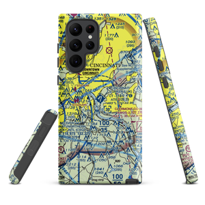 Cincinnati Municipal Airport Lunken Field (LUK) VFR Sectional Samsung Phone Case