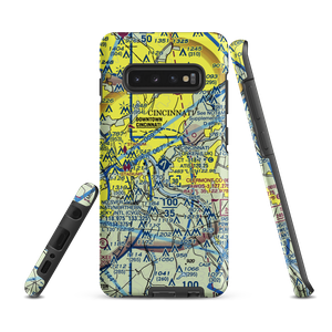 Cincinnati Municipal Airport Lunken Field (LUK) VFR Sectional Samsung Phone Case