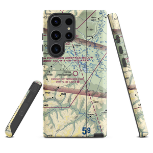 Circle Hot Springs Airport (CHP) VFR Sectional Samsung Phone Case