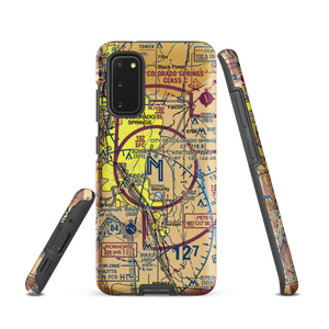 City of Colorado Springs Municipal Airport (COS) VFR Sectional Samsung Phone Case