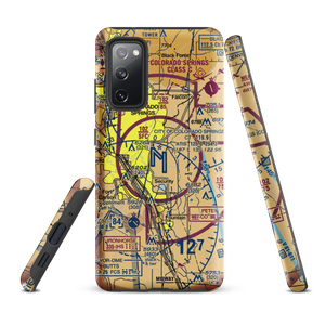 City of Colorado Springs Municipal Airport (COS) VFR Sectional Samsung Phone Case