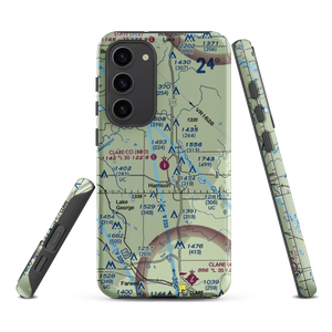 Clare County Airport (80D) VFR Sectional Samsung Phone Case