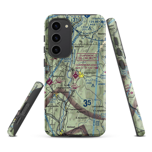 Claremont Municipal Airport (CNH) VFR Sectional Samsung Phone Case