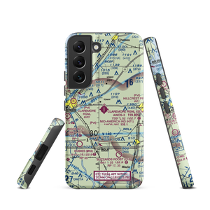 Claremore Regional Airport (GCM) VFR Sectional Samsung Phone Case