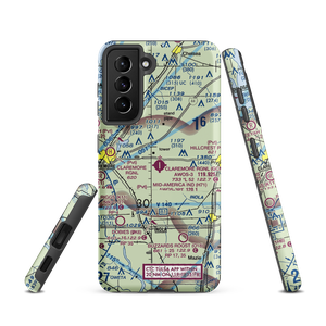 Claremore Regional Airport (GCM) VFR Sectional Samsung Phone Case