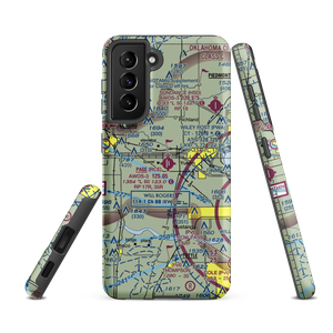 Clarence E Page Municipal Airport (RCE) VFR Sectional Samsung Phone Case