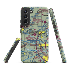 Clarence E Page Municipal Airport (RCE) VFR Sectional Samsung Phone Case