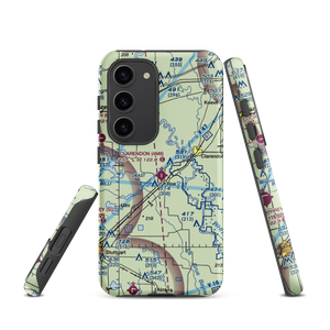 Clarendon Municipal Airport (4M8) VFR Sectional Samsung Phone Case