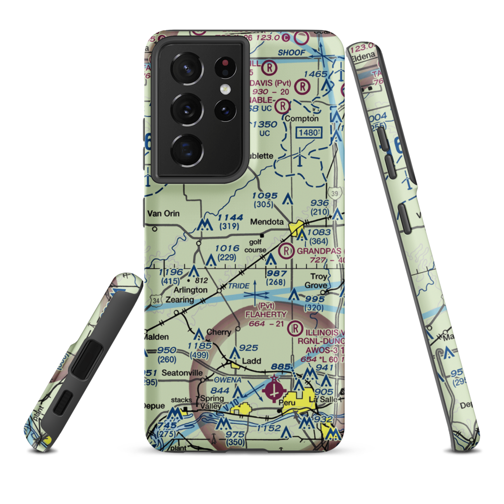 Clarion Field (35IL) VFR Sectional Samsung Phone Case Samsung Galaxy S21 Plus model shown