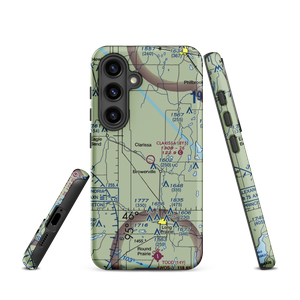 Clarissa Municipal Airport (8Y5) VFR Sectional Samsung Phone Case