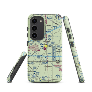 Clarksville Red River City-J D Trissell Field (LBR) VFR Sectional Samsung Phone Case