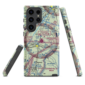 Claxton Evans County Airport (CWV) VFR Sectional Samsung Phone Case