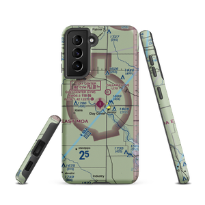 Clay Center Municipal Airport (CYW) VFR Sectional Samsung Phone Case