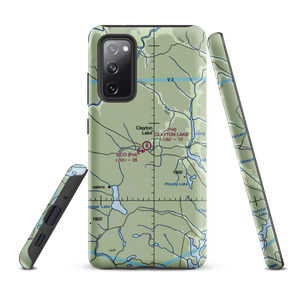 Clayton Lake Strip (ME19) VFR Sectional Samsung Phone Case