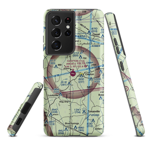 Clayton Municipal Airport (11A) VFR Sectional Samsung Phone Case