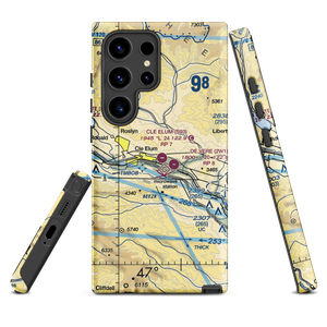 Cle Elum Municipal Airport (S93) VFR Sectional Samsung Phone Case