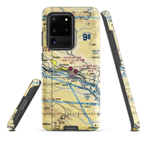 Cle Elum Municipal Airport (S93) VFR Sectional Samsung Phone Case