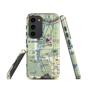 Clear Sky Lodge Airport (CLF) VFR Sectional Samsung Phone Case